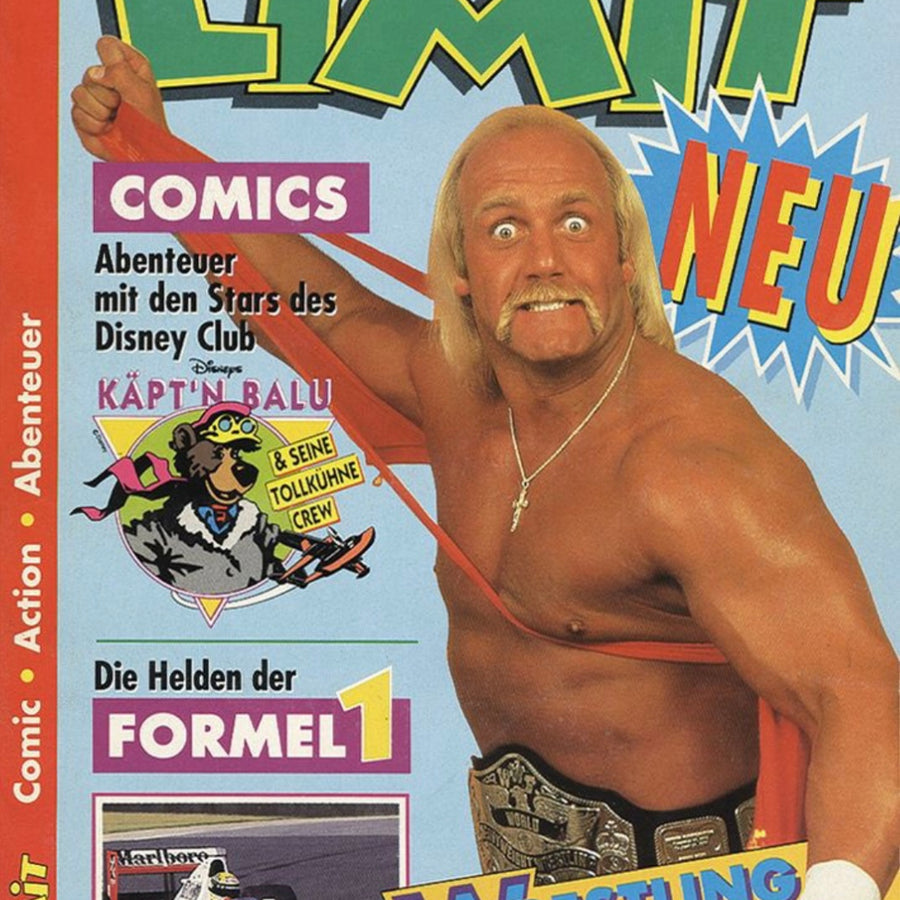 Limit 1992 #1 Hulk Hogan from Germany Magazine PWcatalog