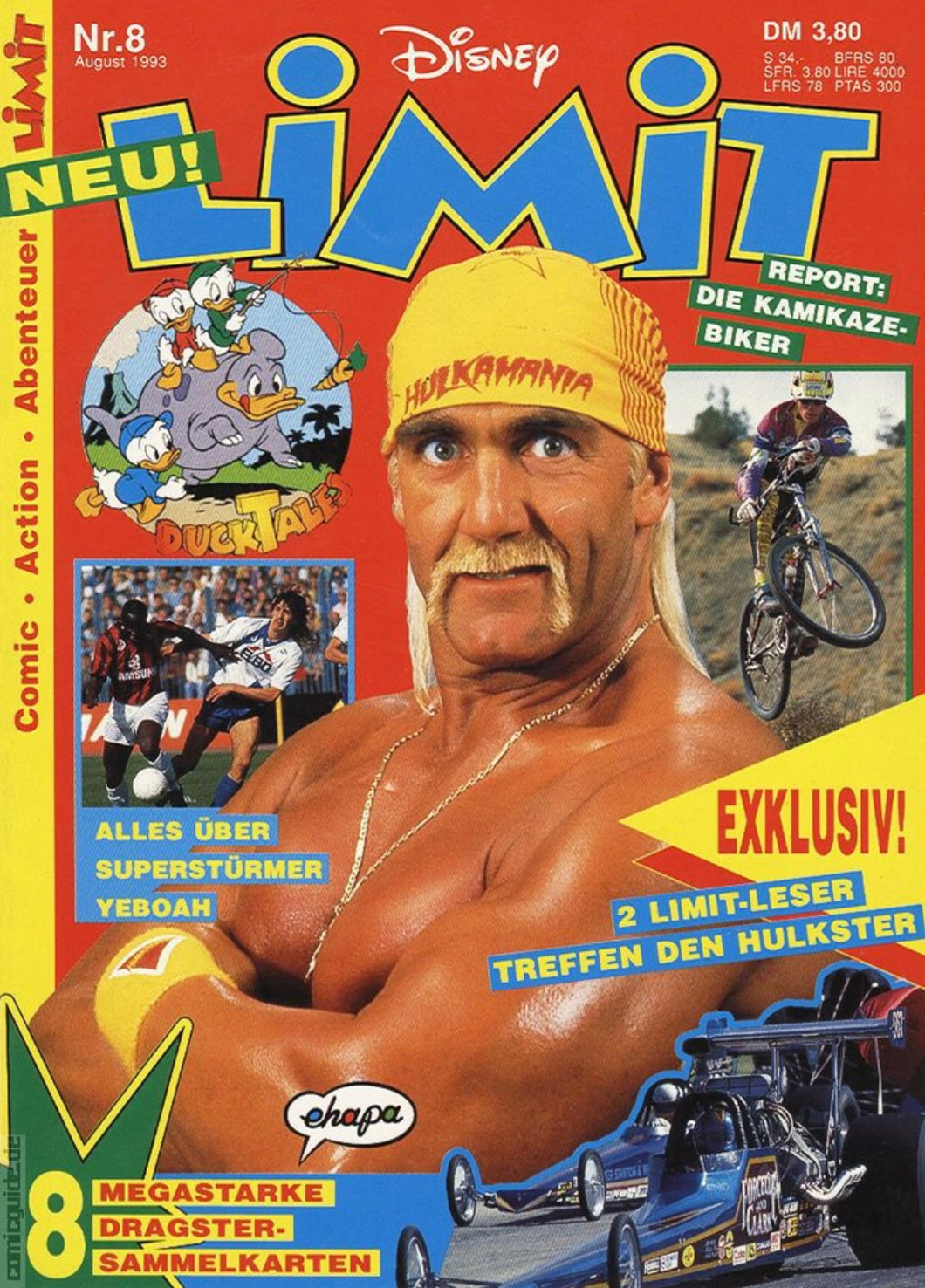 Limit 1993 #8 Hulk Hogan from Germany Magazine PWcatalog