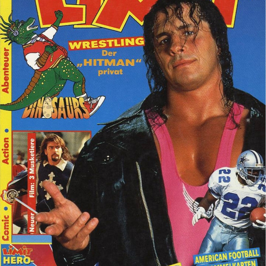Limit 1994 #2 Bret Hart from Germany Magazine PWcatalog