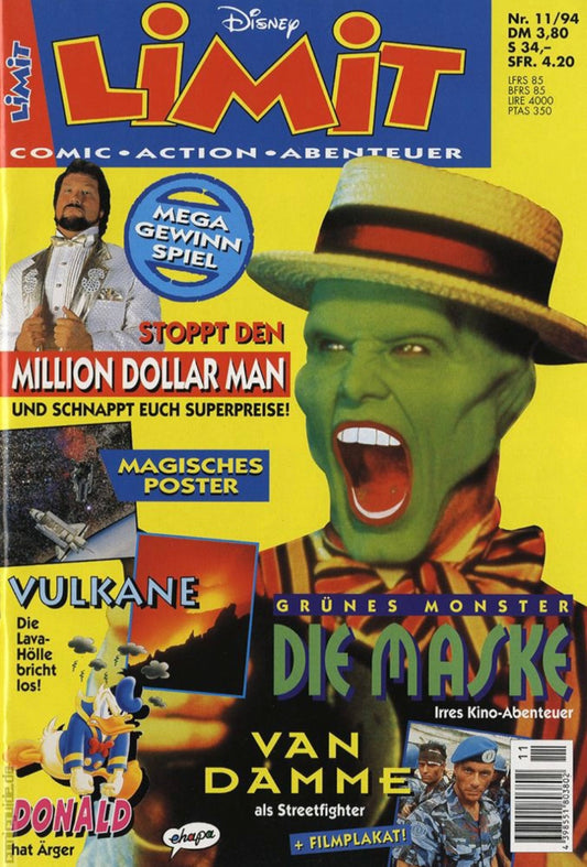 Limit 1994 #11 with Undertaker Extra Magazine from Germany - image 2
