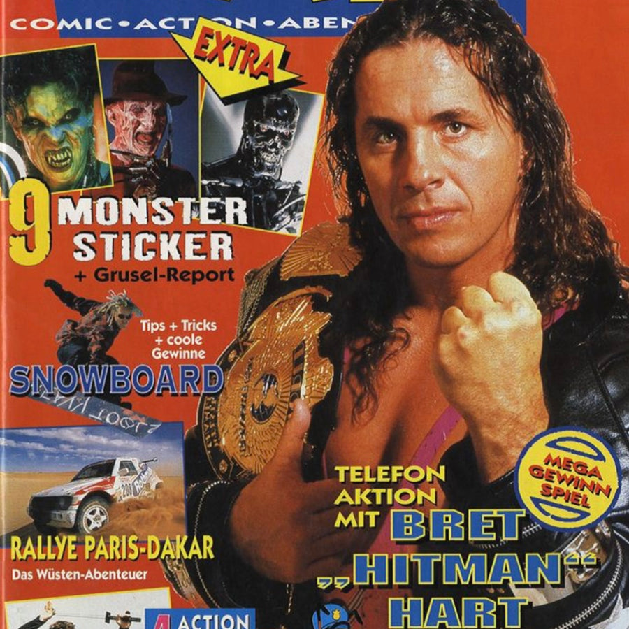 Limit 1995 #1 Bret Hart from Germany Magazine PWcatalog