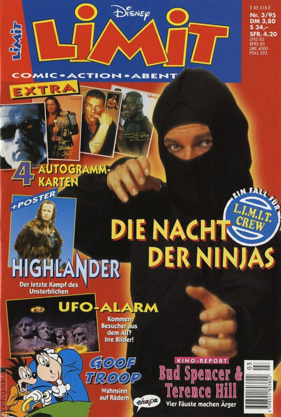 Limit 1995 #3 from Germany Magazine PWcatalog