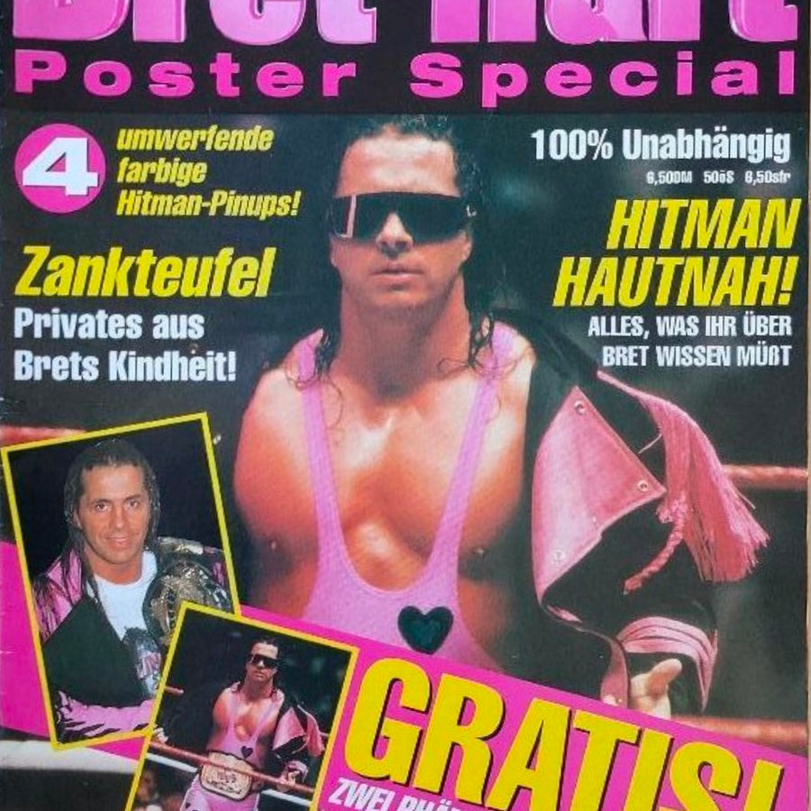 TV Wrestling Giants #3 Bret Hart from Germany Magazine PWcatalog