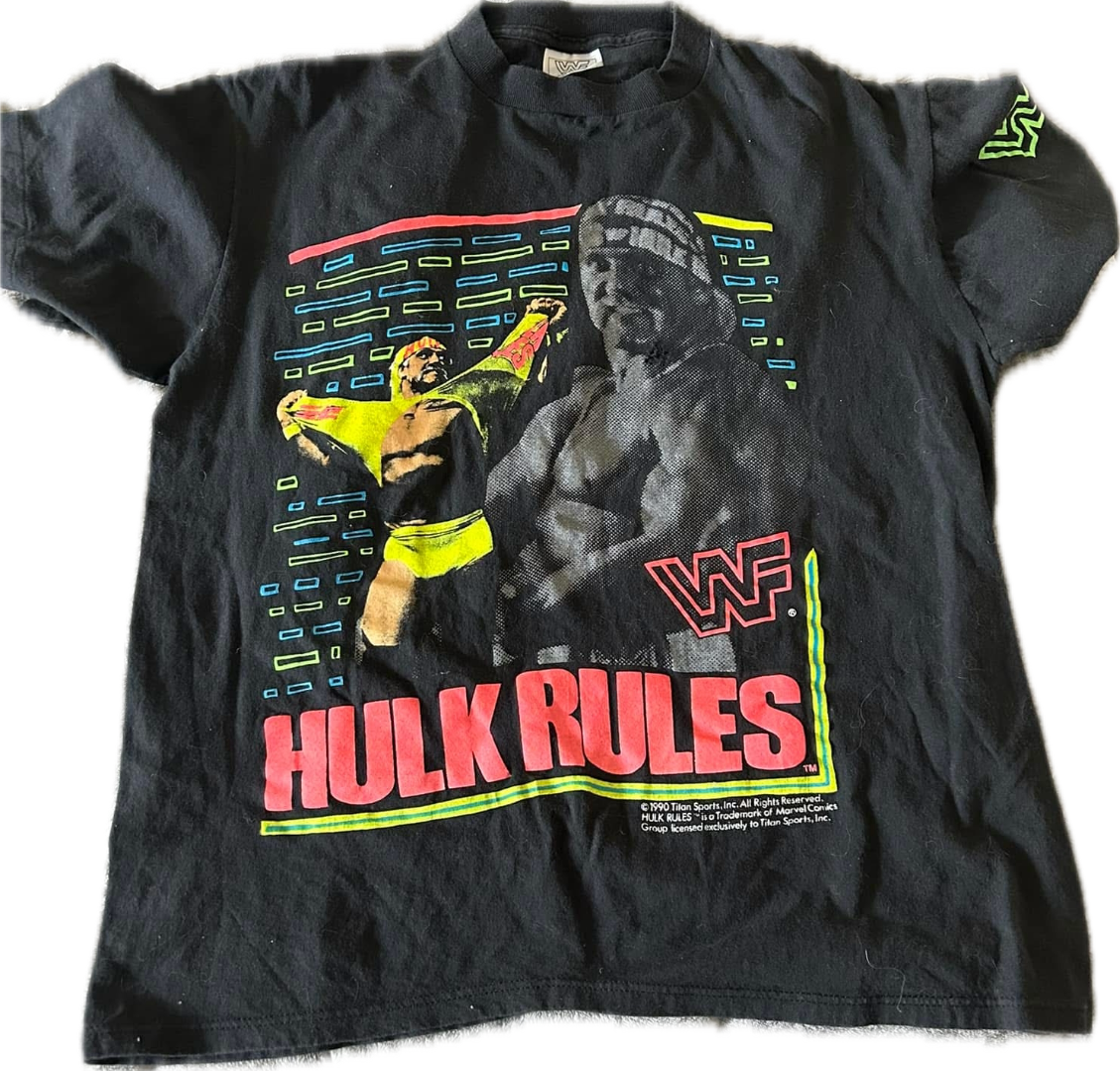 Hulk Hogan "Hulk Rules" T-shirt Pwcatalog