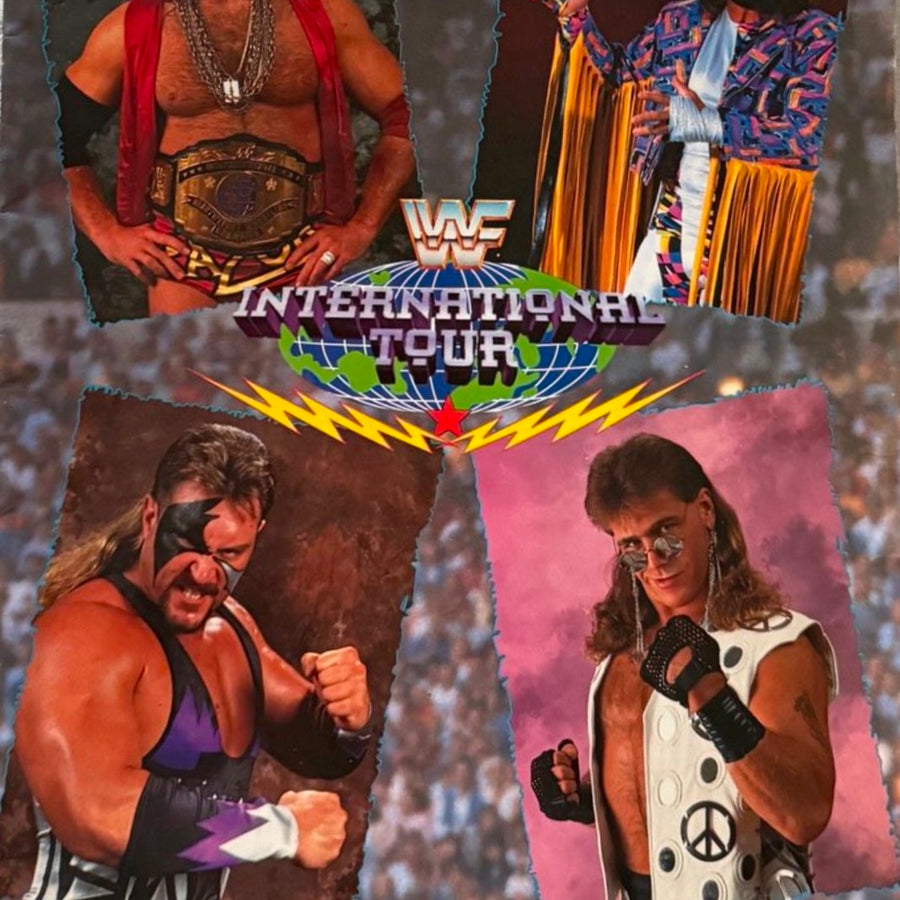 Superstars International Tour 1994 WWF France, Germany Program Magazine PWcatalog
