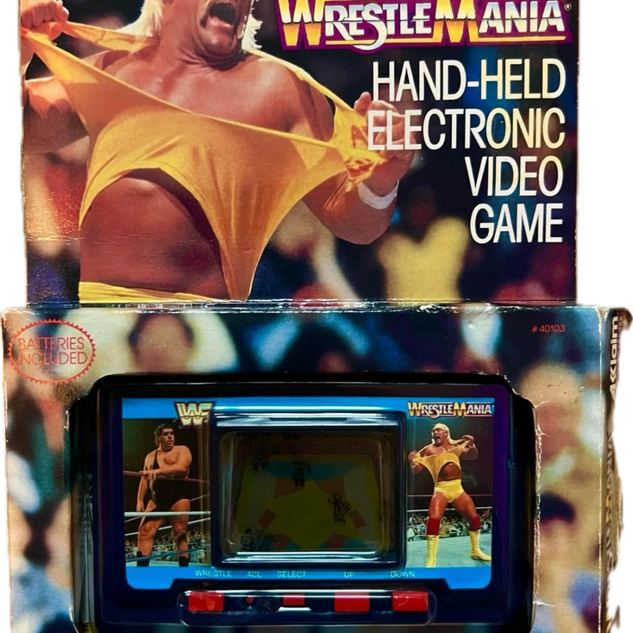 WWF Handheld LCD Hulk Hogan Andre The Giant PWcatalog