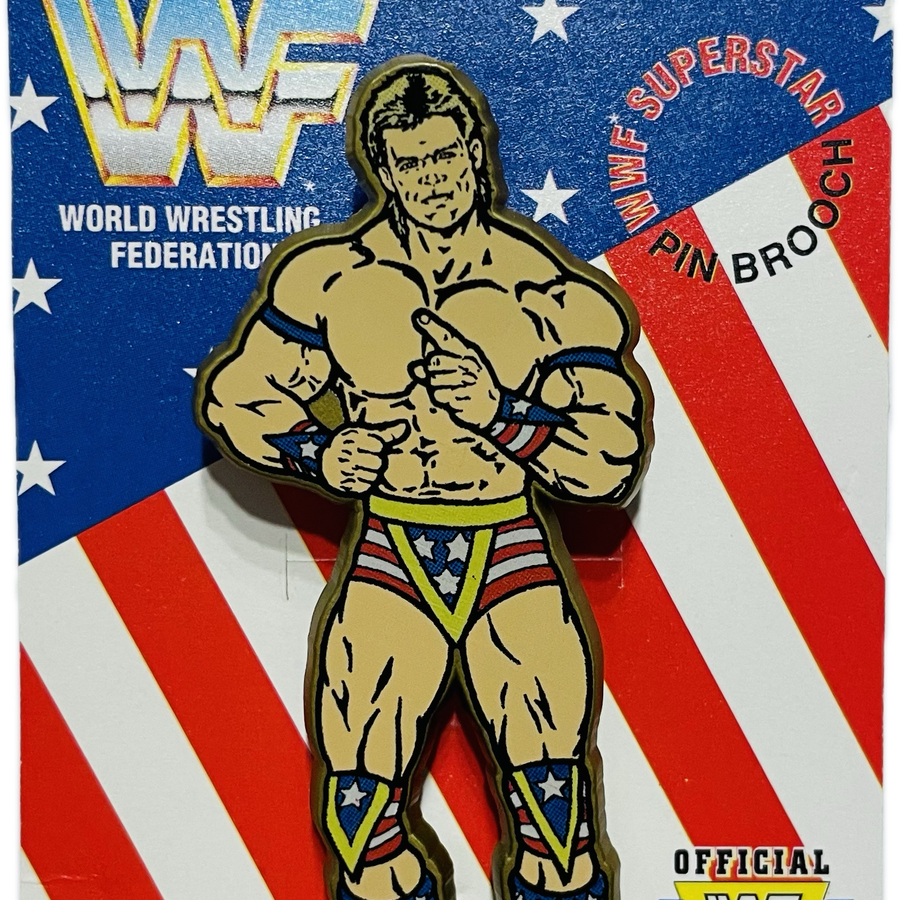 WWF Superstar Pin Brooch Lex Luger (1994) Brooches & Lapel Pins PWcatalog