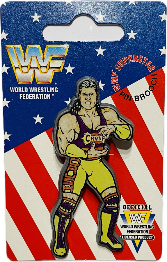 WWF Superstar Pin Brooch Crush (1991)