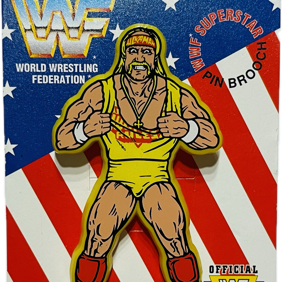 WWF Superstar Pin Brooch Hulk Hogan (1991) Brooches & Lapel Pins PWcatalog