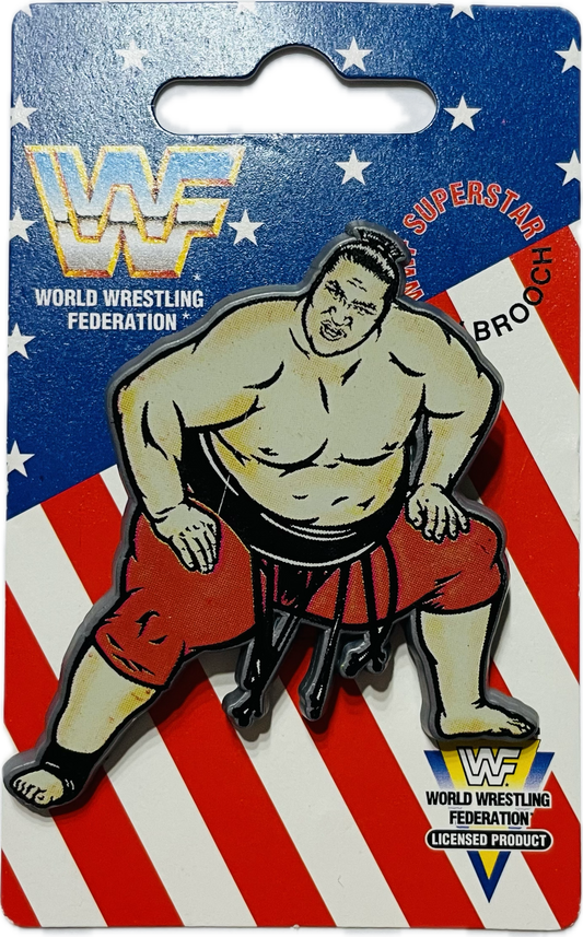 WWF Superstar Pin Brooch Yokozuna (1991)