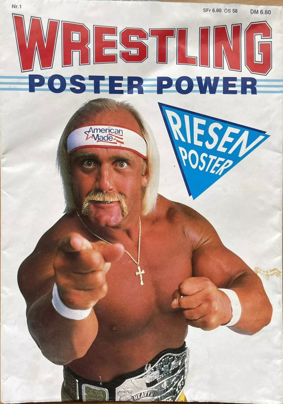 Wrestling Poster Power #1 from Germany Magazine PWcatalog
