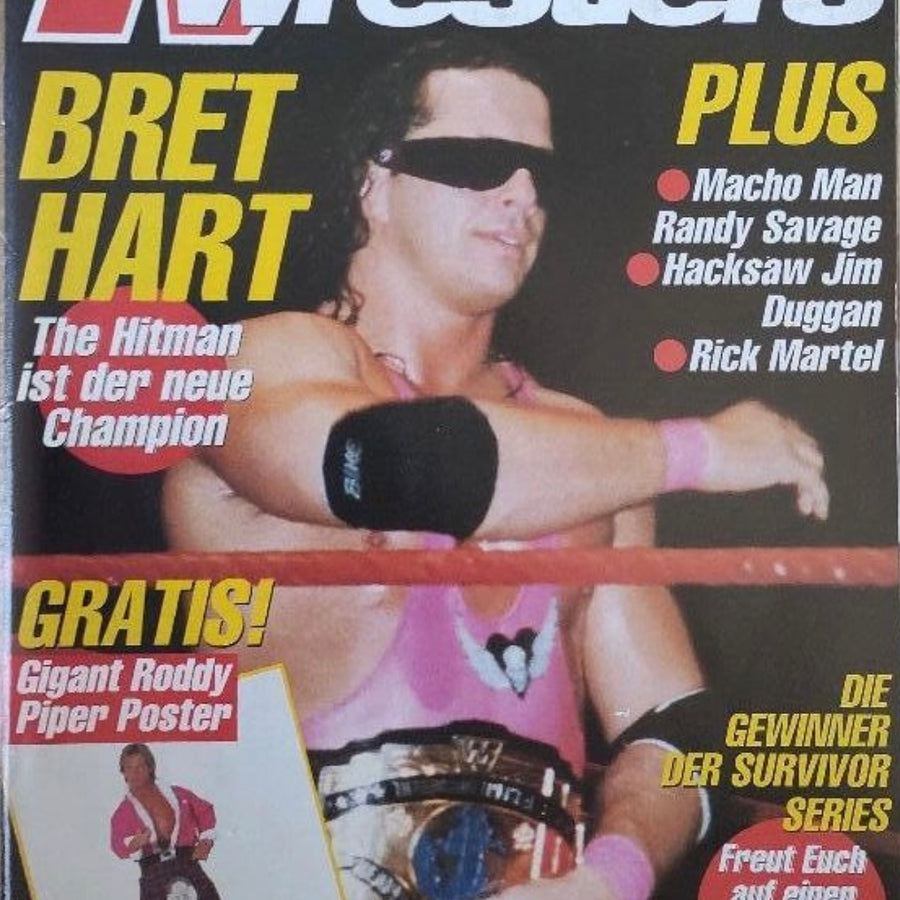 TV Wrestlers No. 1/1993 Germany Magazine PWcatalog