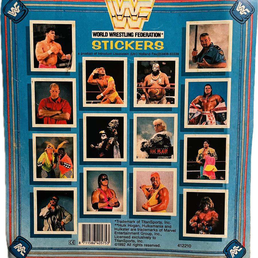 1992 WWF Stickers PW Catalog
