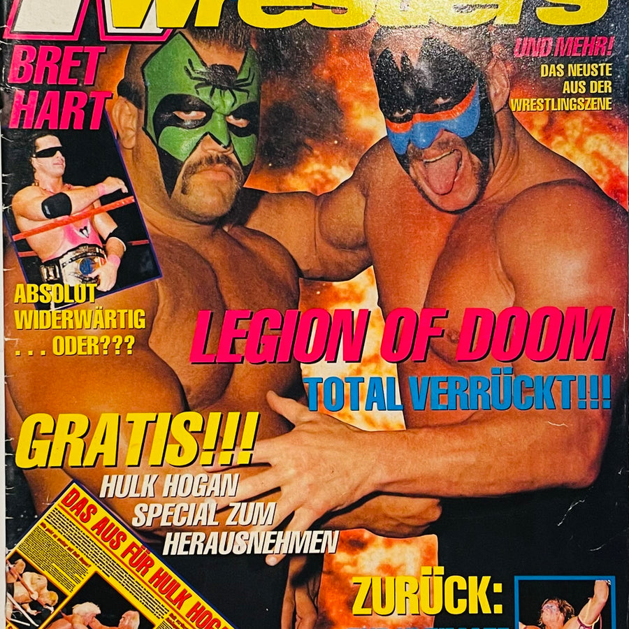 TV Wrestlers No. 1/1992 from Germany Magazine PWcatalog