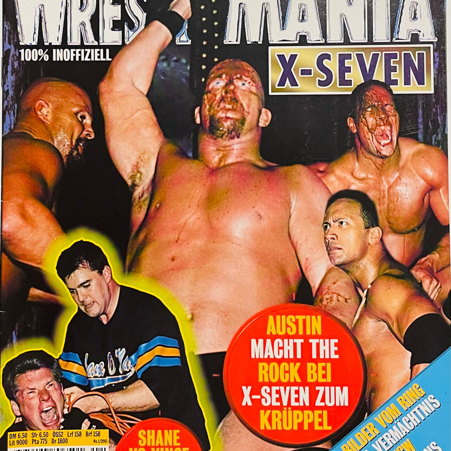 TV Wrestlers presents Wrestlemania X-Seven No. 1/2001 Germany Magazine PWcatalog