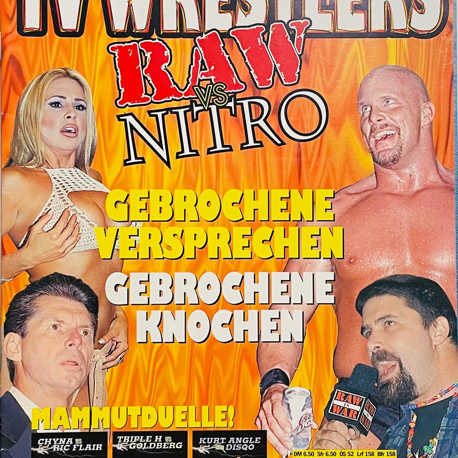 TV Wrestlers No. 1/2001 Germany Magazine PWcatalog