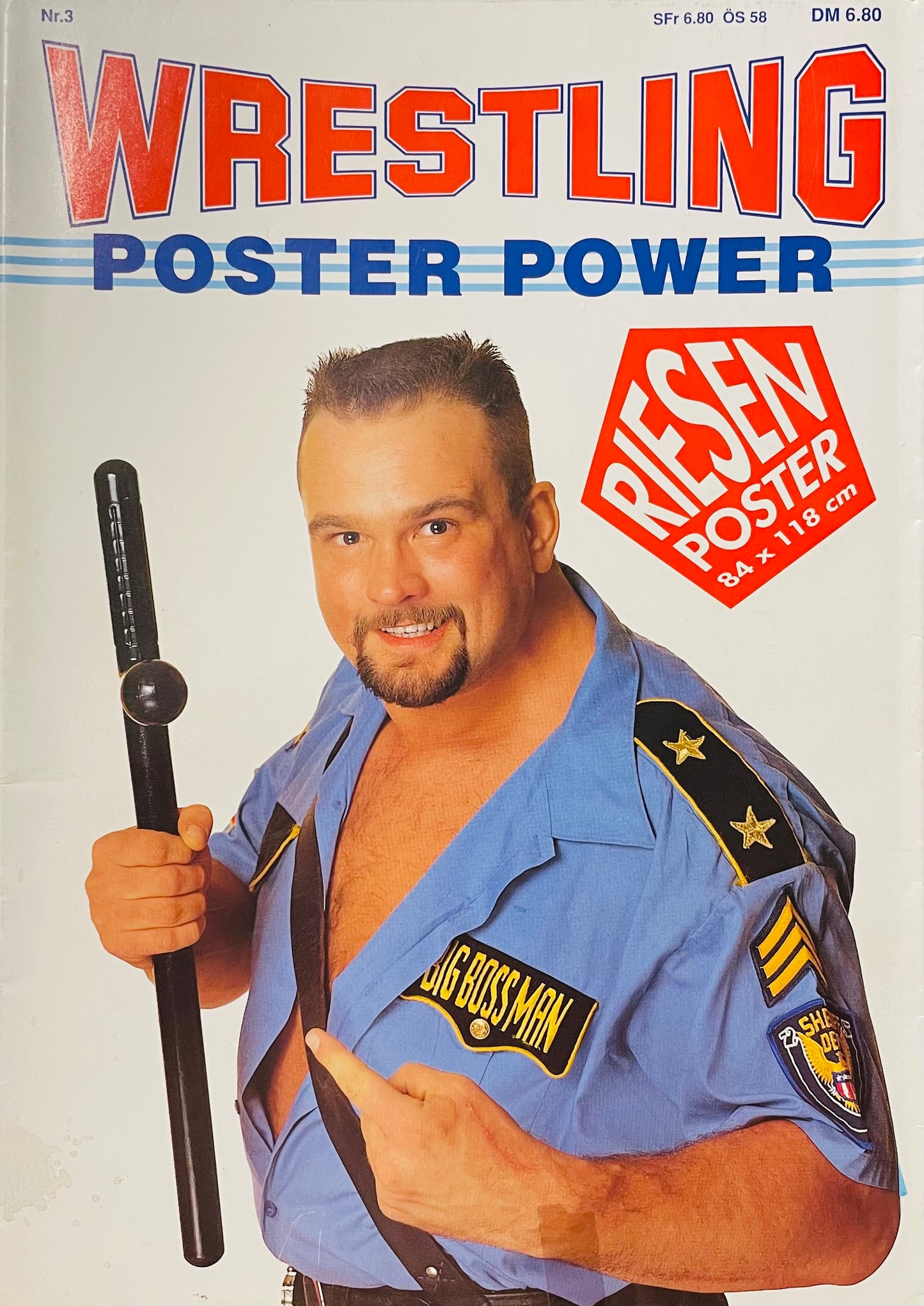 Wrestling Poster Power #3 from Germany Magazine PWcatalog