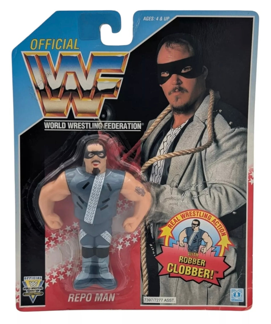 WWF Hasbro 6 Repo Man with Robber Clobber! Action & Toy Figures PWcatalog