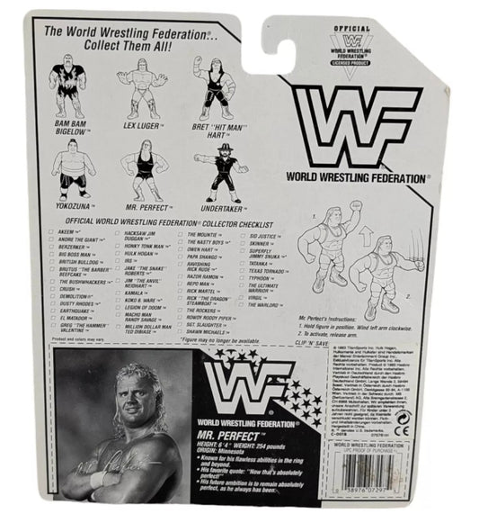 WWF Hasbro 8 Mr. Perfect with Perfect Plex! - image 2