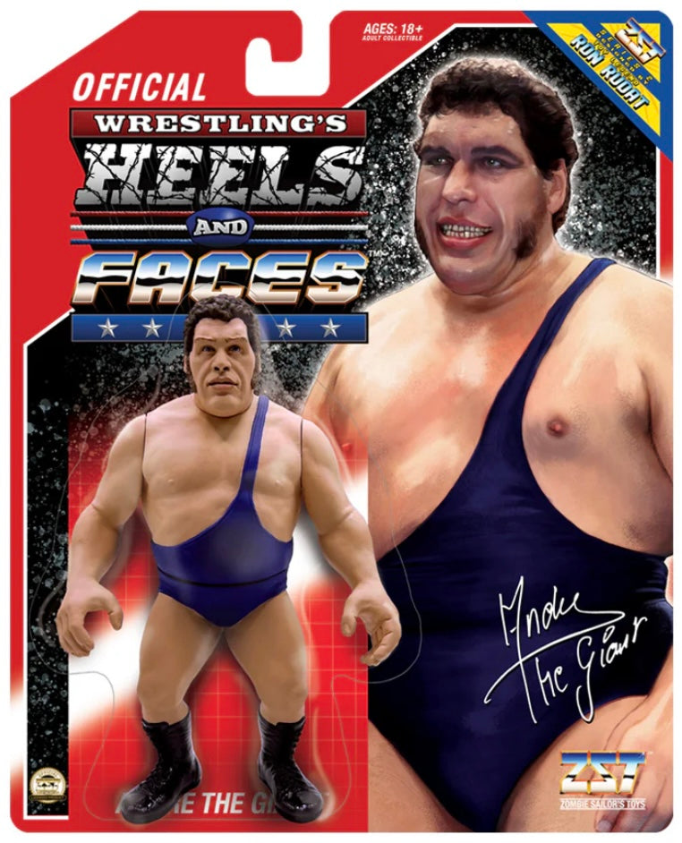 Zombie Sailor's Toys Wrestling's Heels & Faces 2 Andre the Giant [With Blue Singlet] Action & Toy Figures PWcatalog