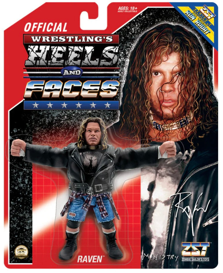 Zombie Sailor's Toys Wrestling's Heels & Faces 2 Raven Action & Toy Figures PWcatalog