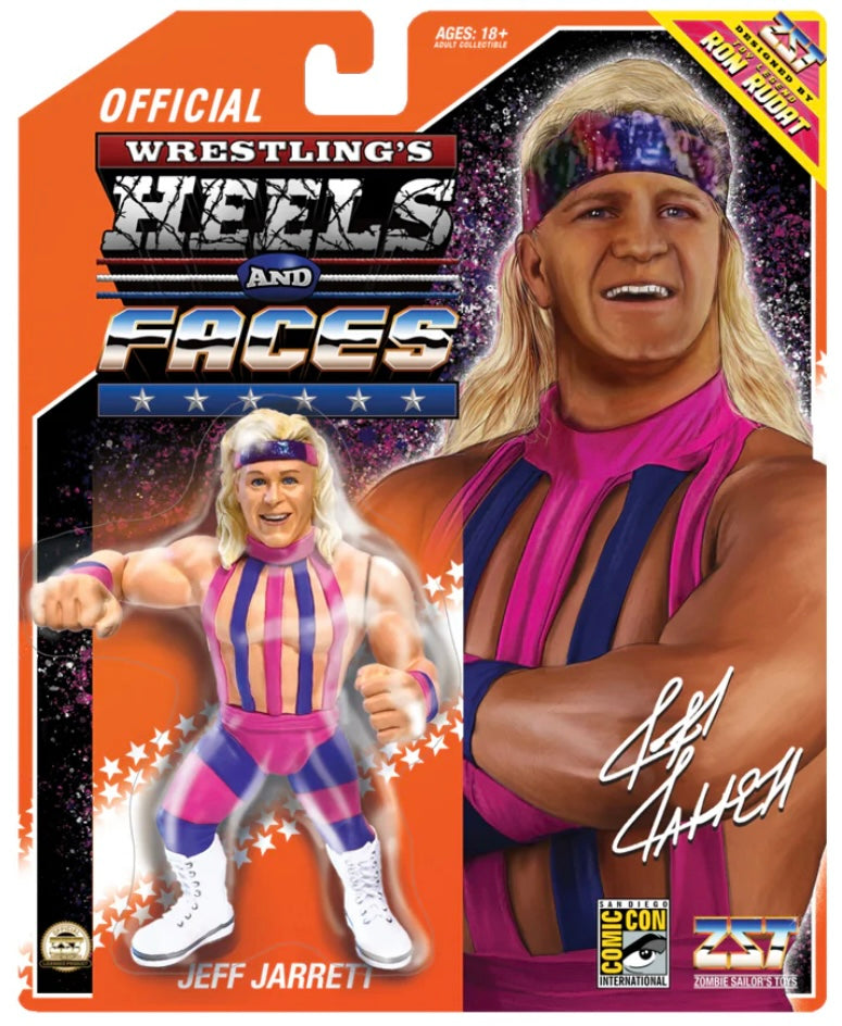 Zombie Sailor's Toys Wrestling's Heels & Faces San Diego Comic Con Exclusive Jeff Jarrett Action & Toy Figures PWcatalog