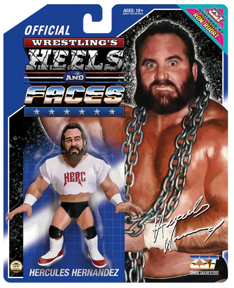 Zombie Sailor's Toys Wrestling's Heels & Faces 3 Hercules Hernandez Action & Toy Figures PWcatalog