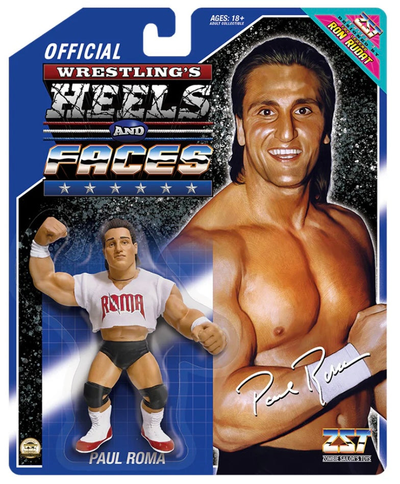 Zombie Sailor's Toys Wrestling's Heels & Faces 3 Paul Roma Action & Toy Figures PWcatalog