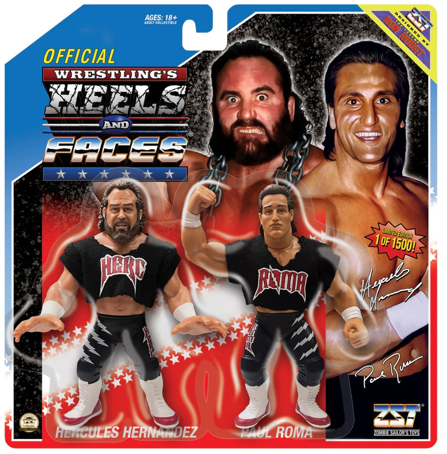 Zombie Sailor's Toys Wrestling's Heels & Faces Herc and Roma (Black Gear) Tag Team 2-Pack
