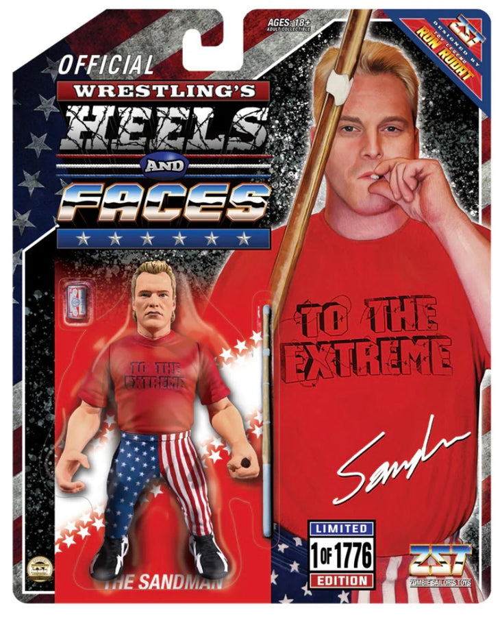 Zombie Sailor's Toys Wrestling's Heels & Faces The Sandman (USA Variant)