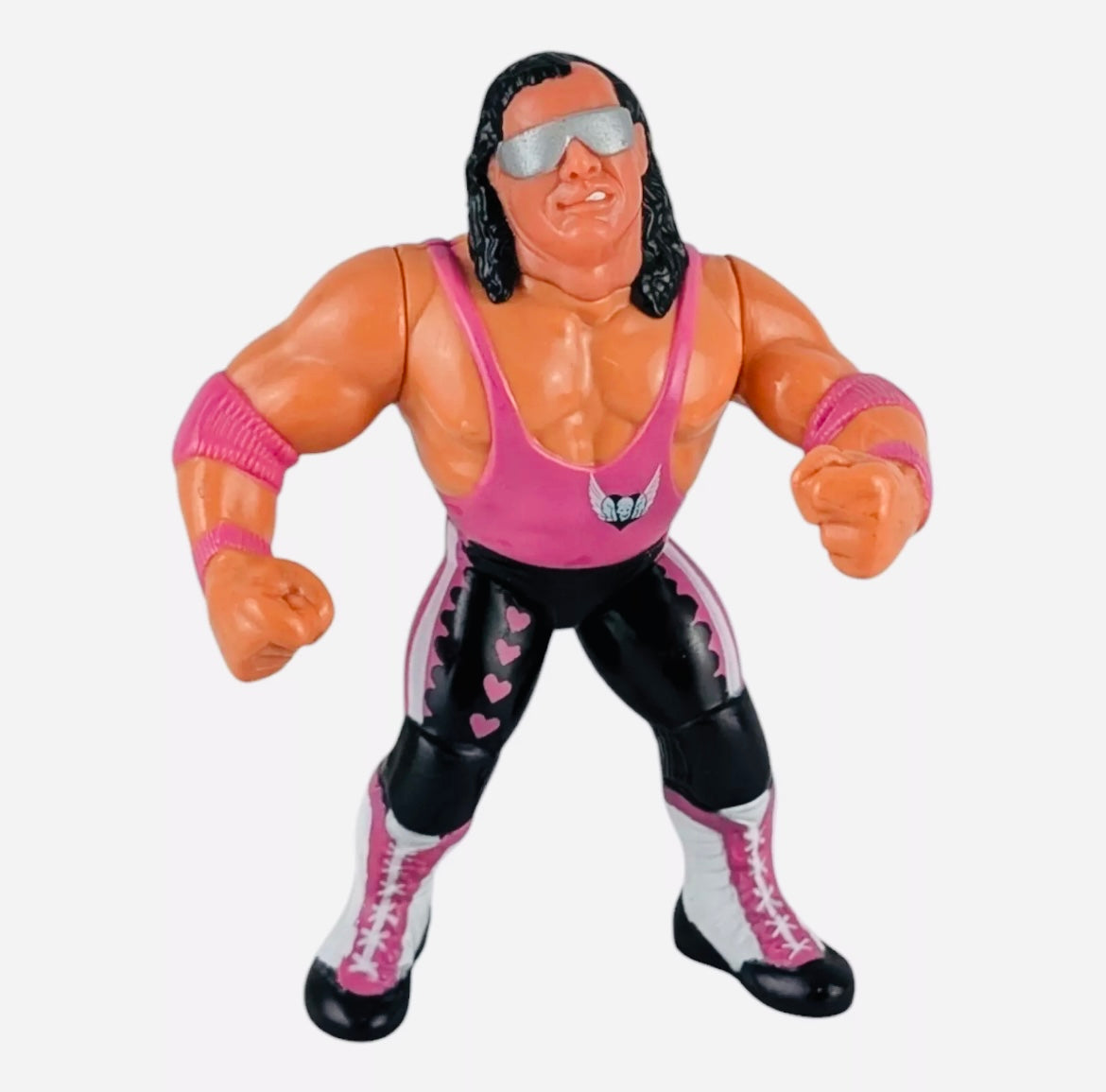 WWF Hasbro 8 Bret "Hitman" Hart with Hart Attack! Action & Toy Figures PWcatalog