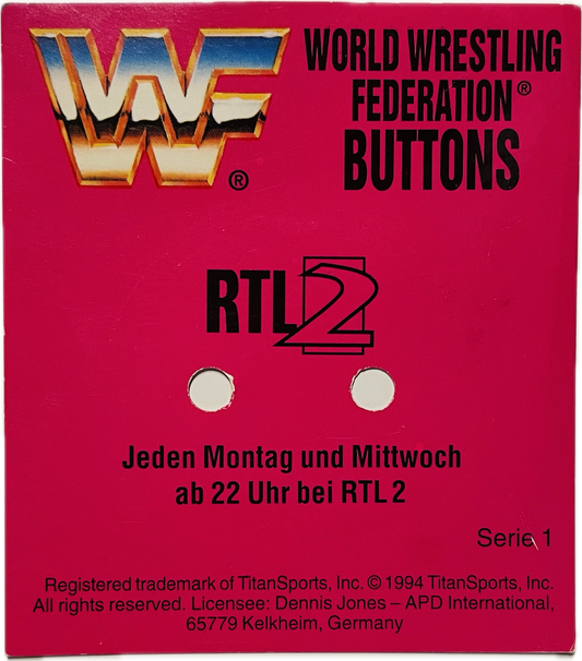 Undertaker WWF Button from Germany - image 2