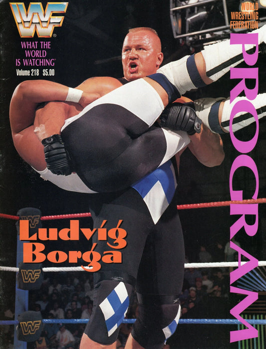 WWF Wrestling Program Vol. 218