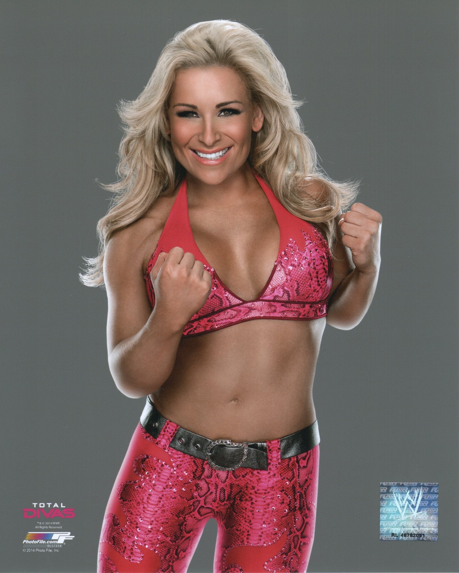 Natalya WWE Photofile 8x10' Photo Wrestling Memorabilia PW Catalog