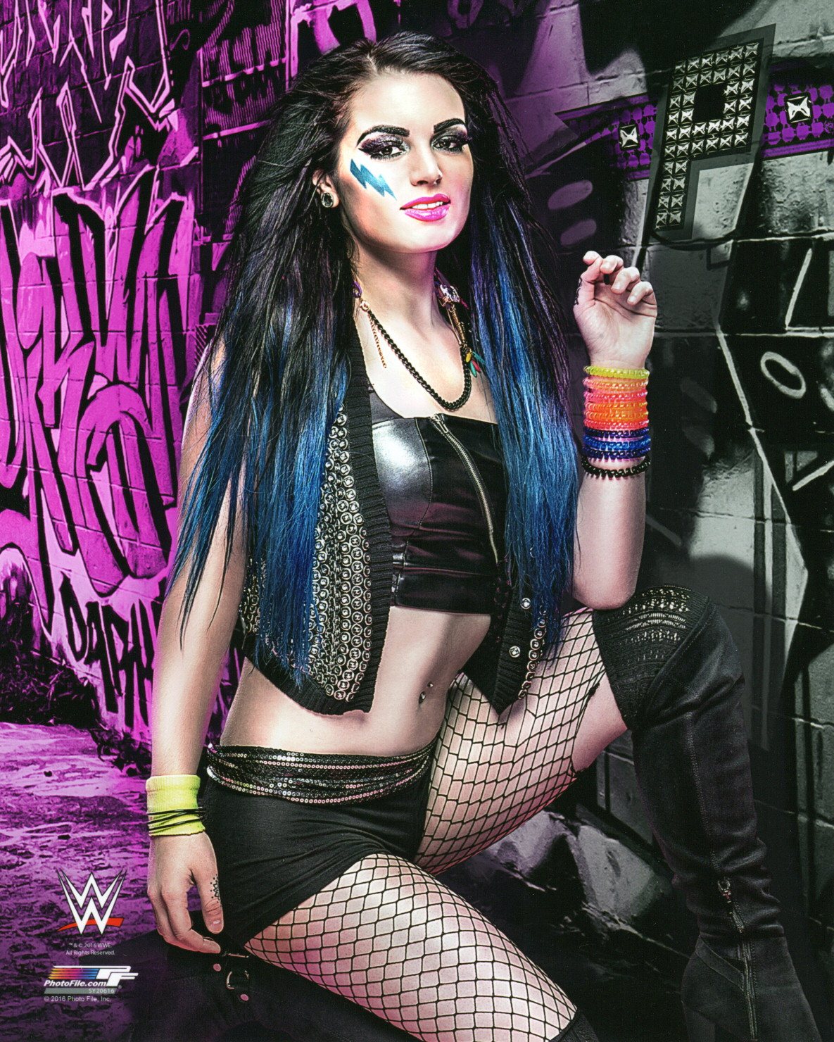 Paige WWE Photofile 8x10' Photo Wrestling Memorabilia PW Catalog