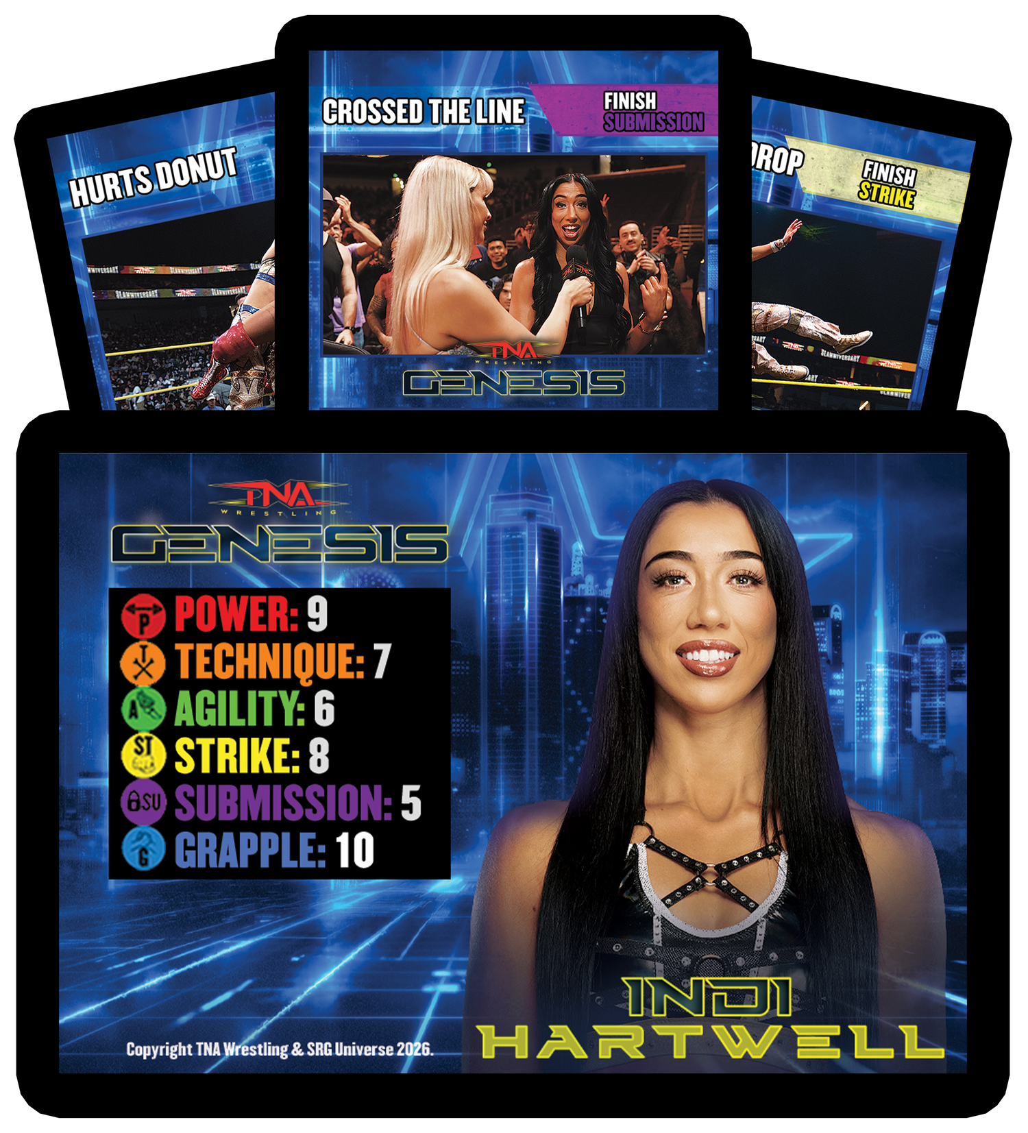 Indi Hartwell Limited Edition Genesis SRG Competitor Set Gaming Cards PW Catalog