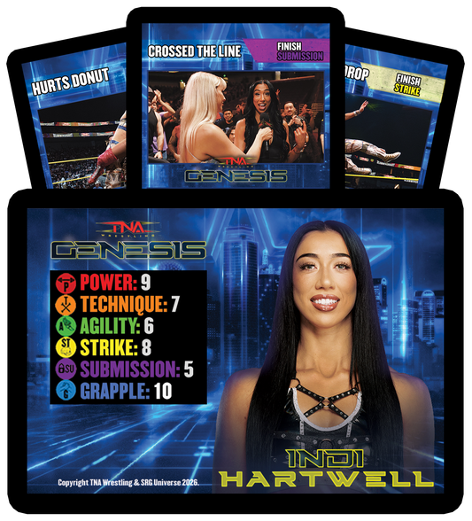 Indi Hartwell Limited Edition Genesis SRG Competitor Set Gaming Cards PW Catalog