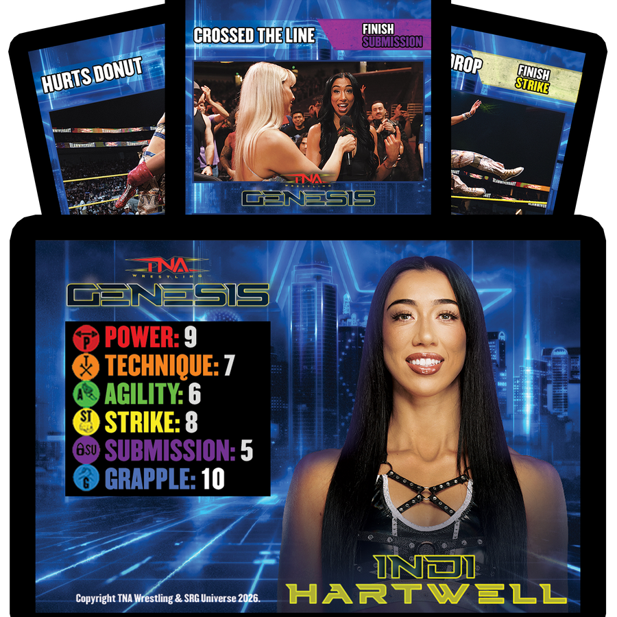 Indi Hartwell Limited Edition Genesis SRG Competitor Set Gaming Cards PW Catalog