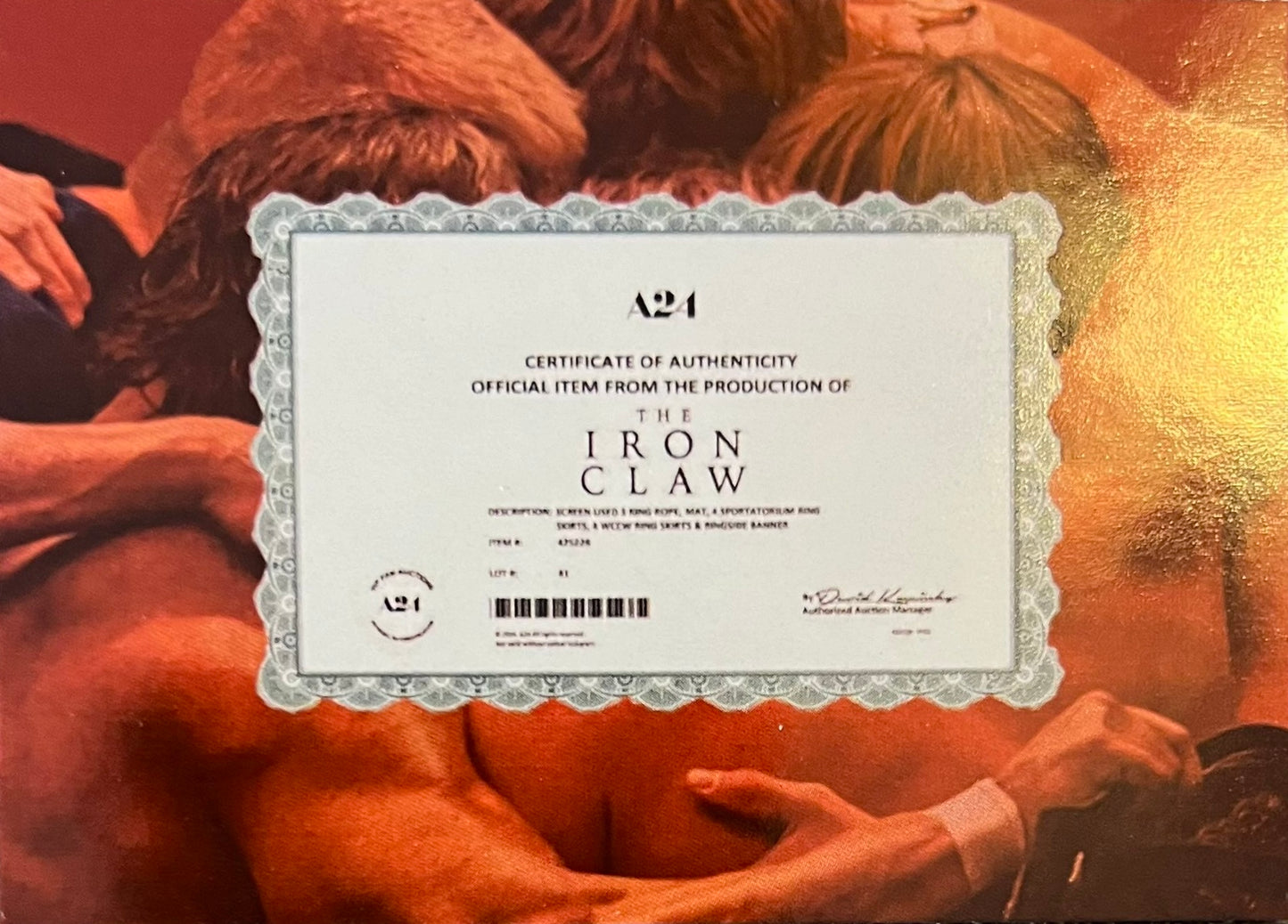 The Iron Claw trading card PW Catalog