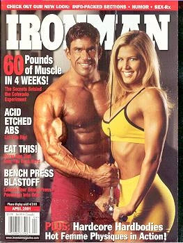 Iron man Magazine - April 2001 Torrie Wilson