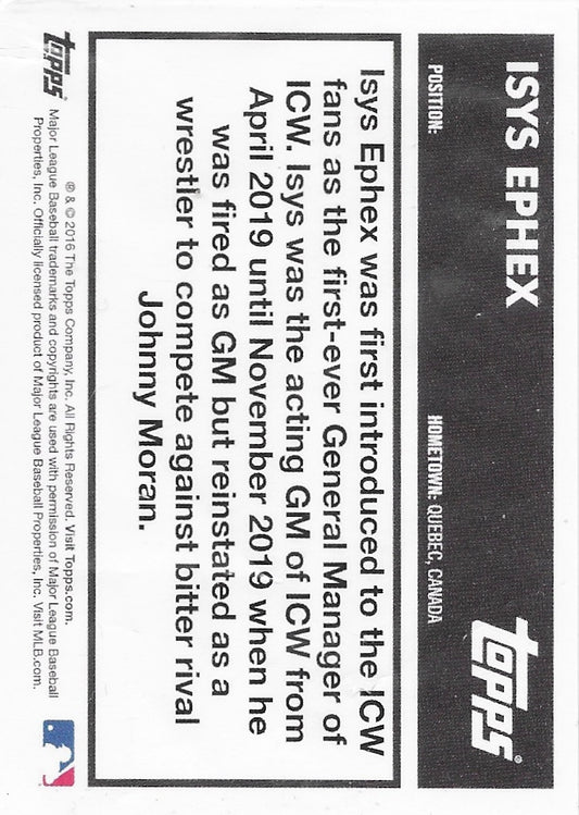 Isys Ephex trading card PW Catalog