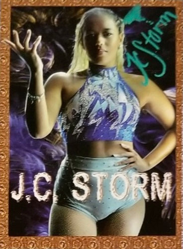 J.C. Storm trading card PW Catalog
