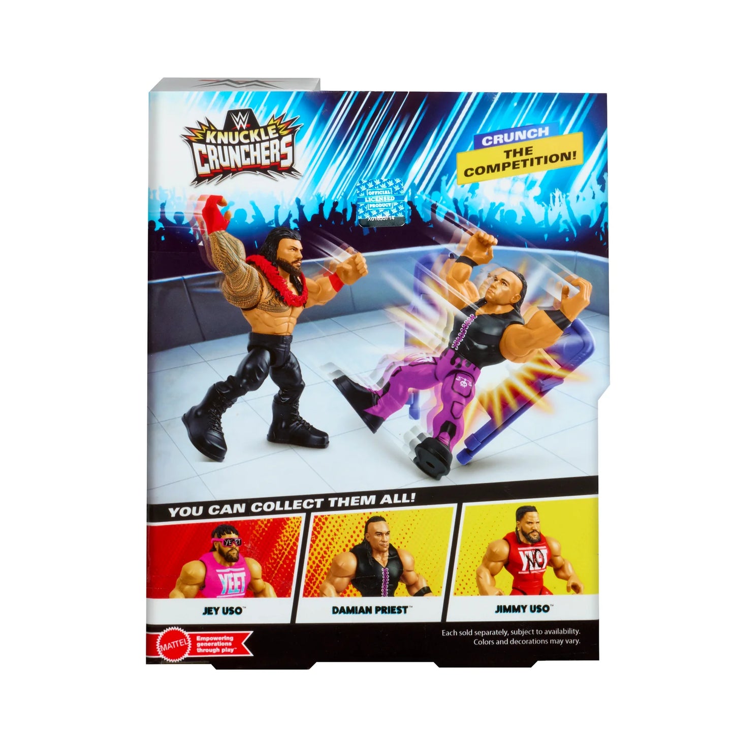 WWE Mattel Knuckle Crunchers Series 9 Roman Reigns Action & Toy Figures PWcatalog