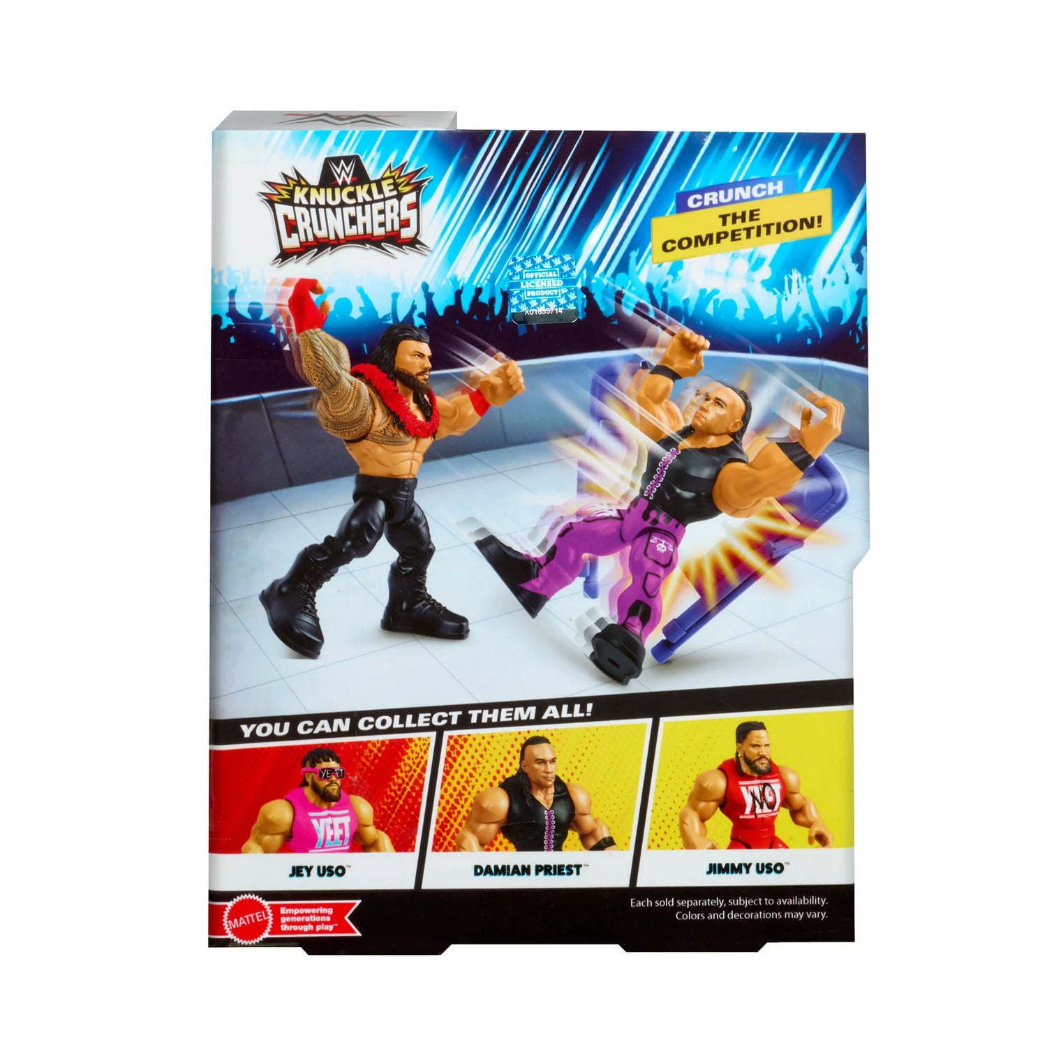 WWE Mattel Knuckle Crunchers Series 9 Roman Reigns Action & Toy Figures PWcatalog