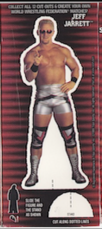 Jeff Jarrett WWF Ice Cream Cut-out 1999 Good Humor PW Catalog