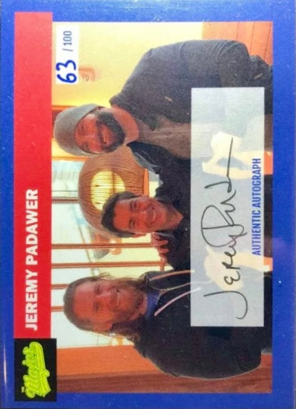 Jeremy Padawer trading card PW Catalog