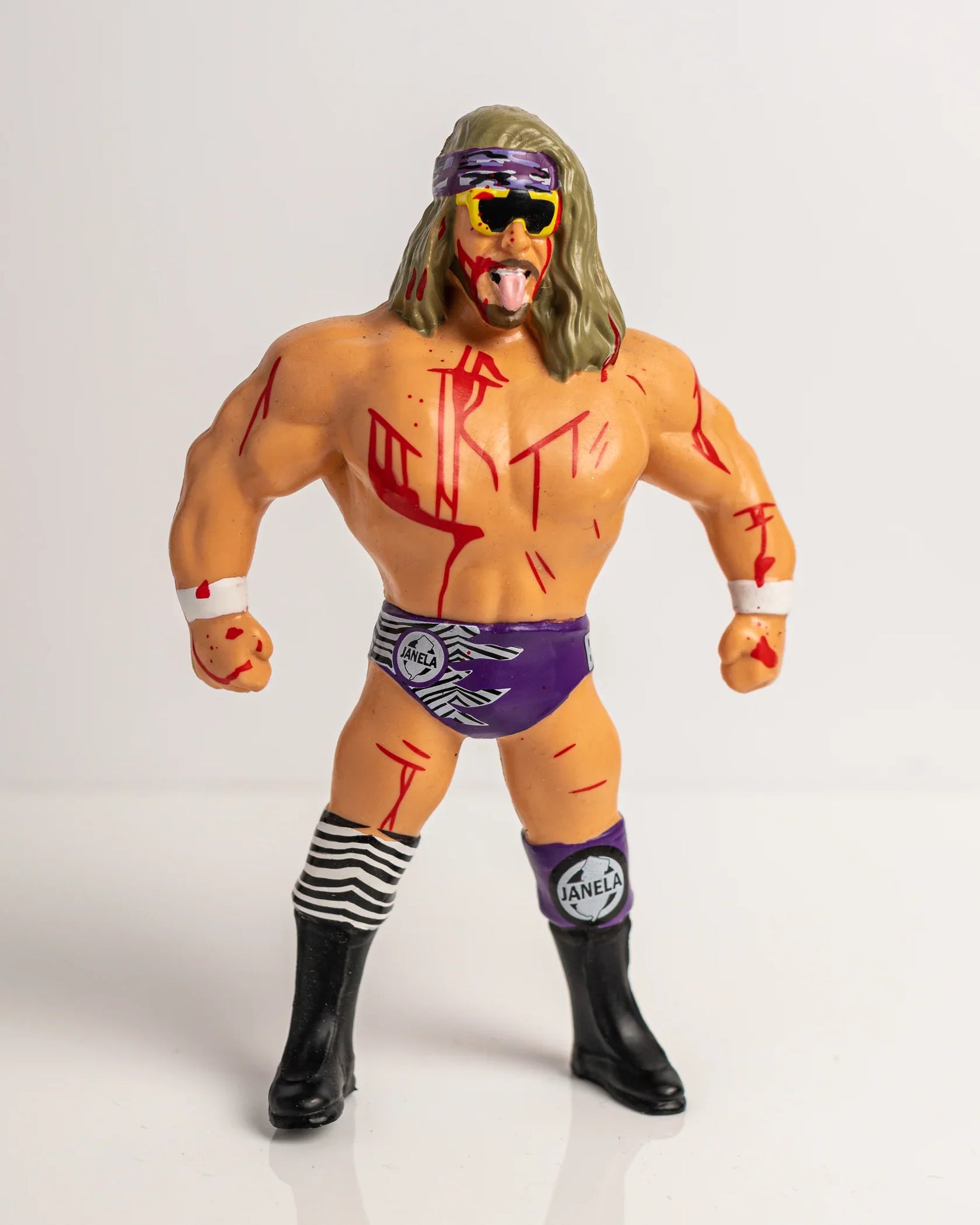 Major Wrestling Figure Podcast Major Bendies Series 4 Joey Janela (bloody Chase) Action & Toy Figures PWcatalog