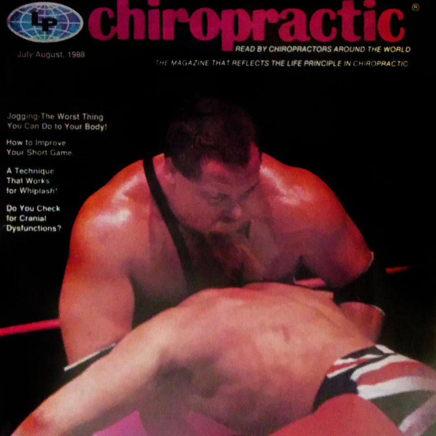 Jim Neidhart Today's Chiropractic back July August 1988 Magazine PWcatalog