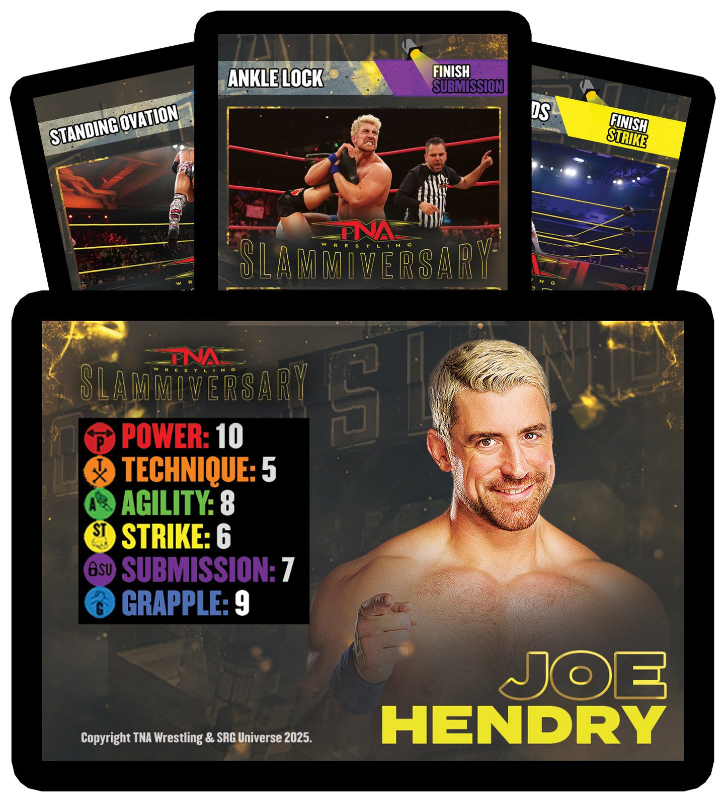 Joe Hendry Limited Edition Slammiversary SRG Competitor Set Gaming Cards PW Catalog