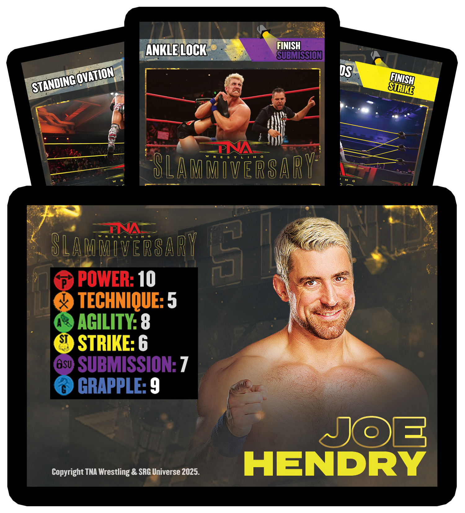Joe Hendry Limited Edition Slammiversary SRG Competitor Set Gaming Cards PW Catalog